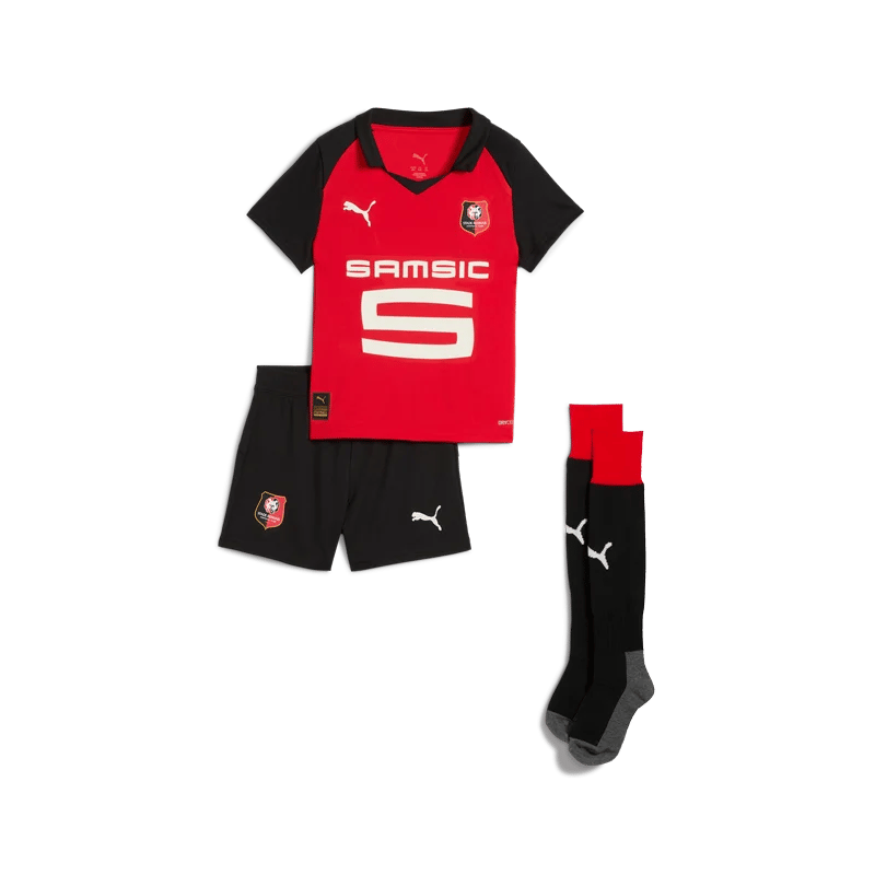 Kid's Rennes 2025/26 Home Kit