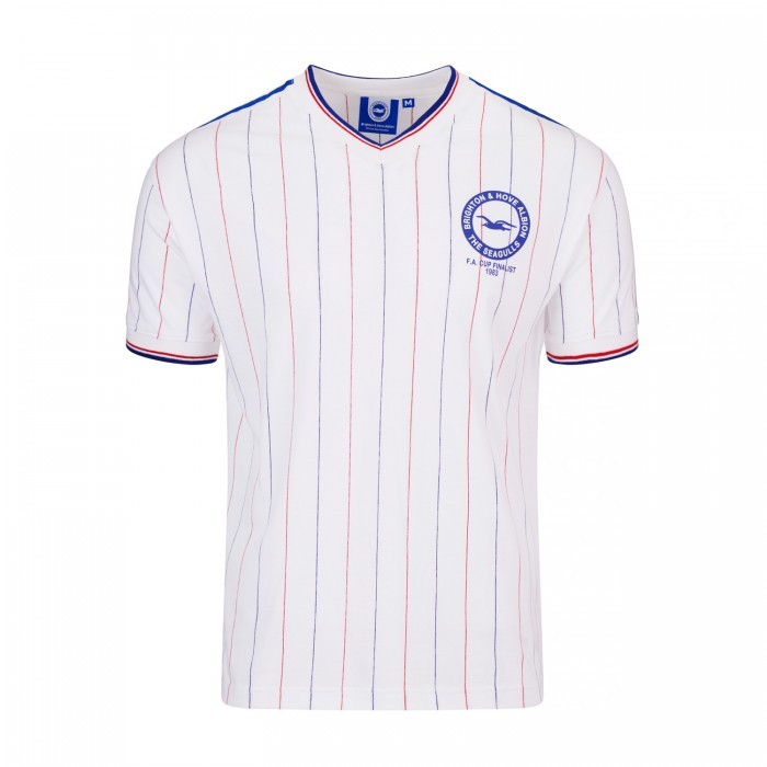 Kid's Brighton & Hove Albion 1983 Away Retro FA Cup Finalists Shirt