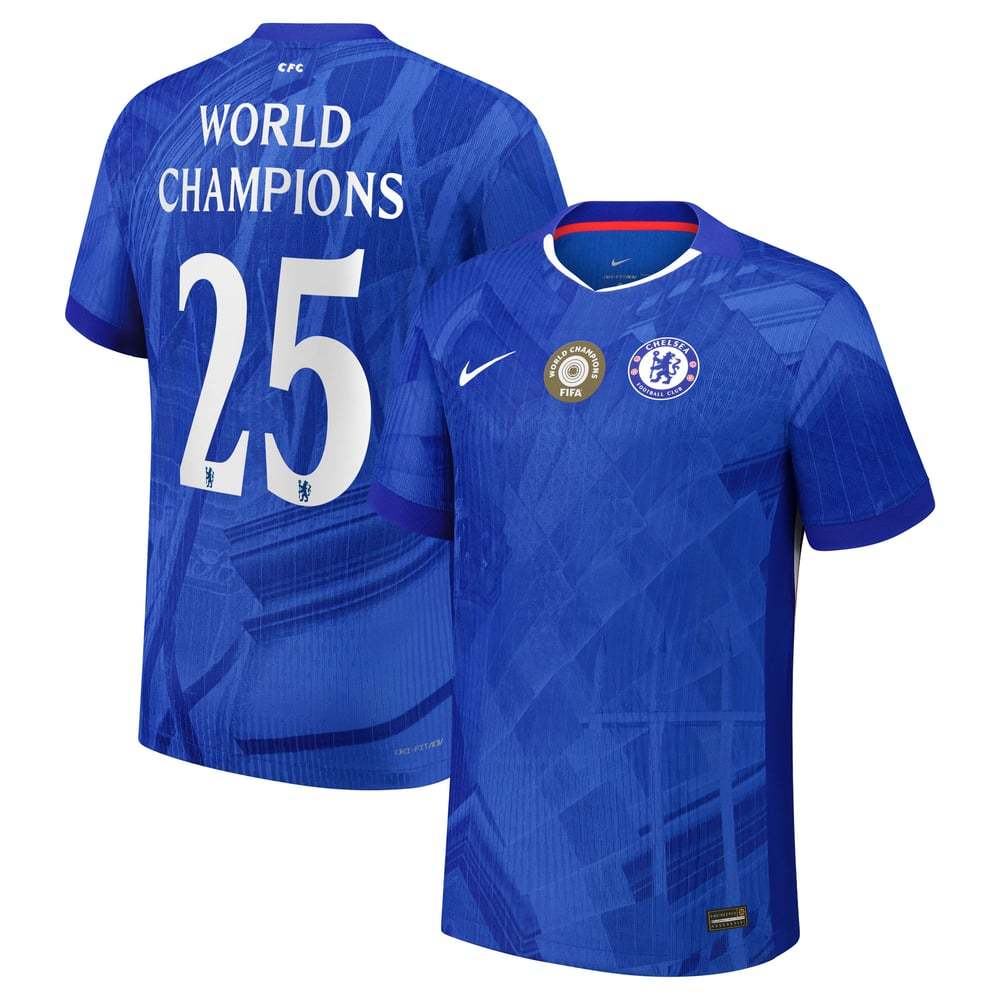 Women's Chelsea 2025/26 Home Shirt - World Champions #25