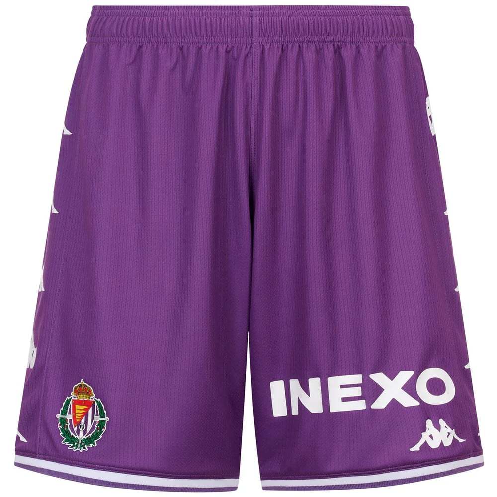 Kid's Real Valladolid 2025/26 Home Shorts - Purple