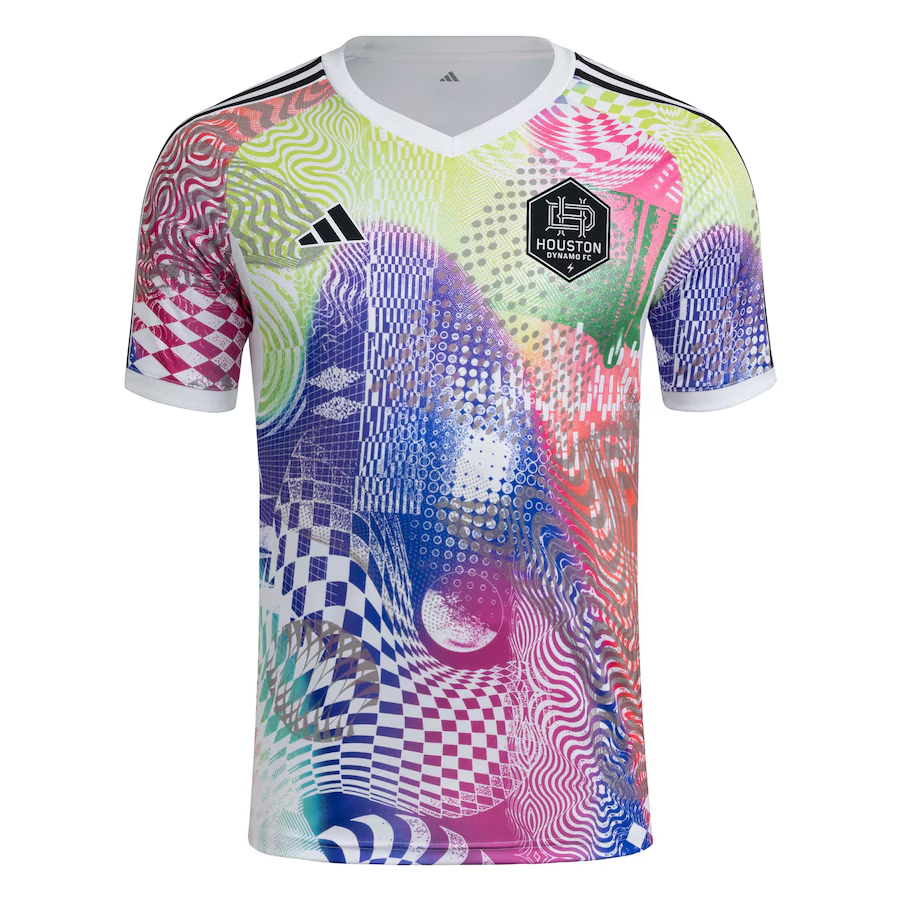 Men's Houston Dynamo 2025 Third Pre Match Shirt - White