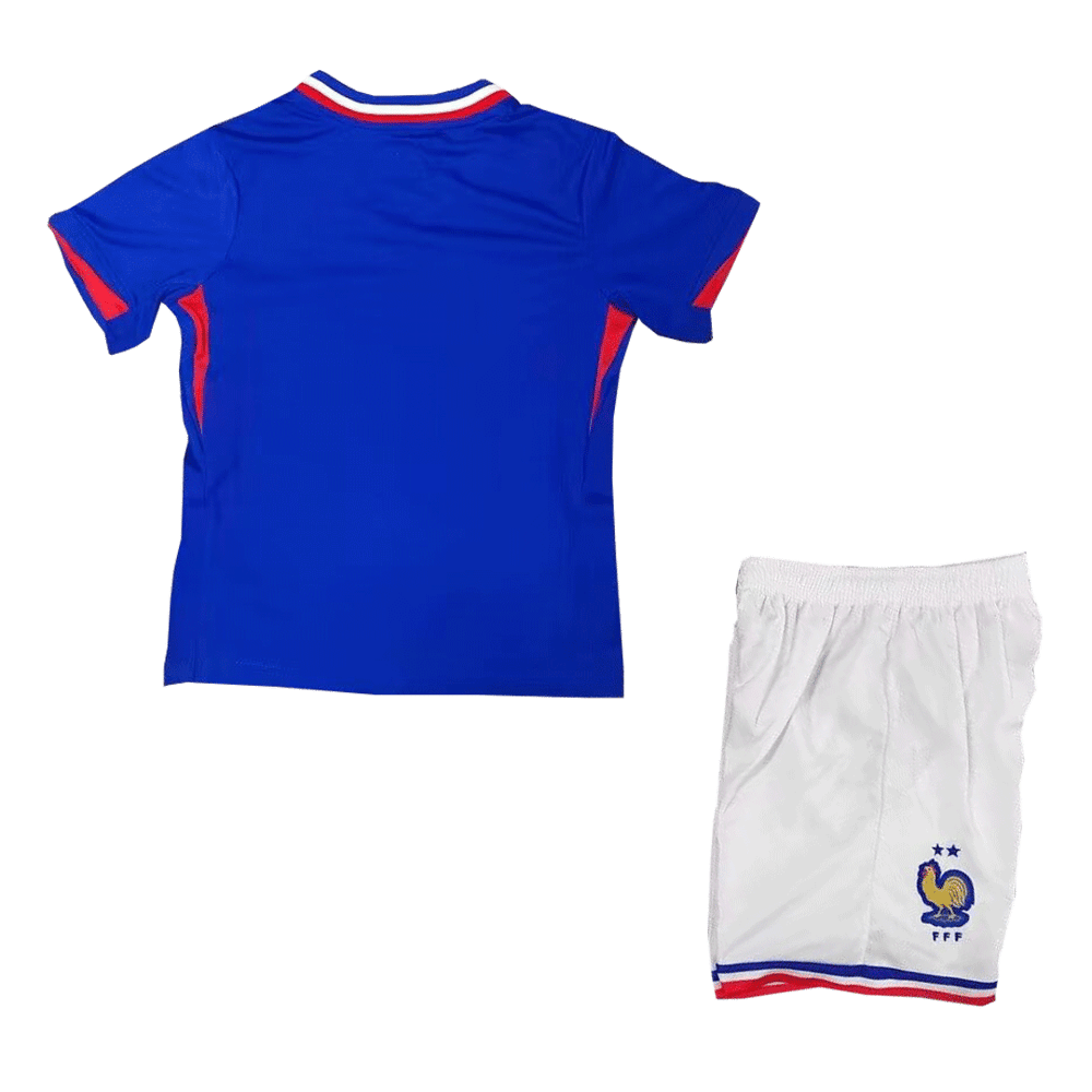Kid's France Home Jersey+Shorts EURO 2024