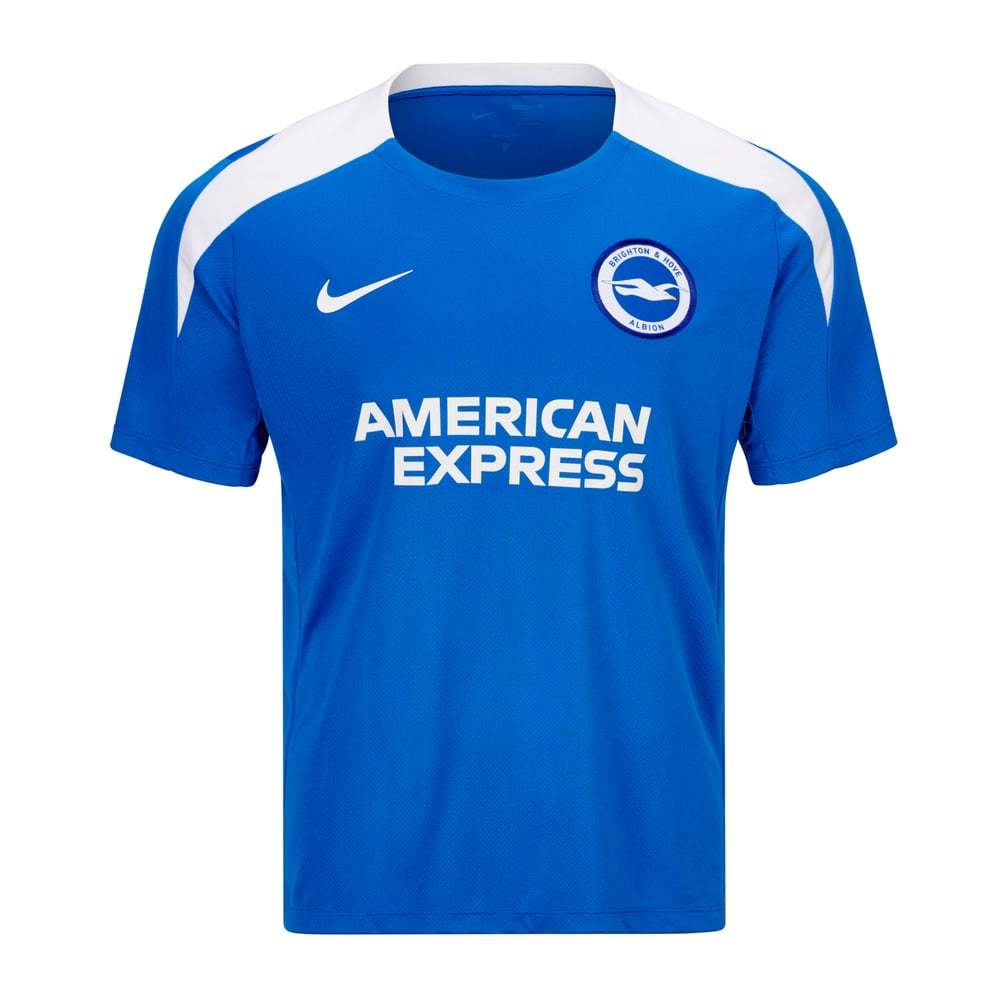 Kid's Brighton &amp; Hove Albion 2024/25 Third Warm Up Shirt - Blue