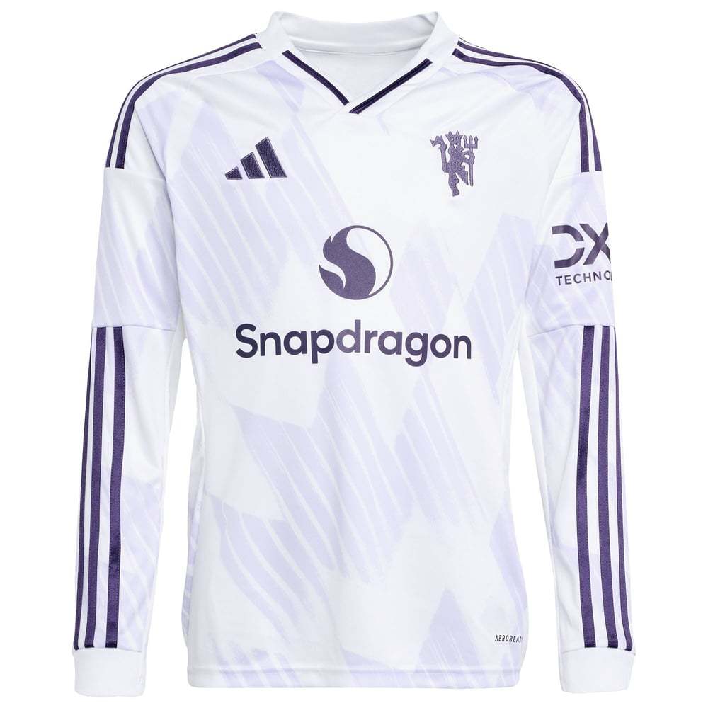 Men's Manchester United 2025/26 Away Long Sleeve Shirt