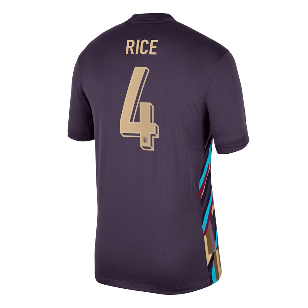 Declan Rice #4 England Away Jersey EURO 2024