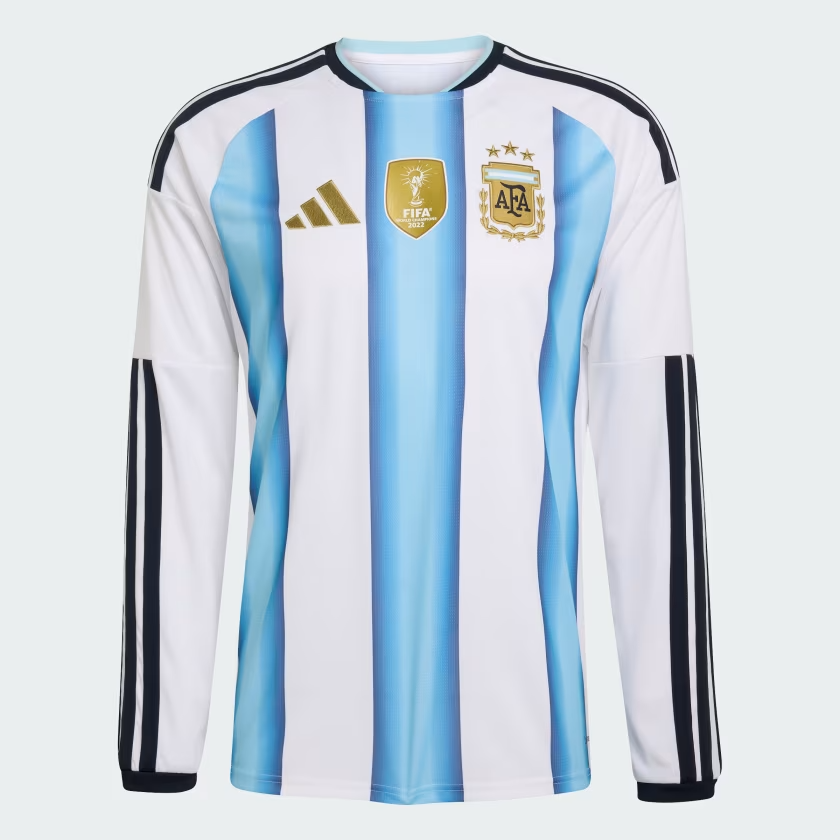 Men's Argentina 2026 Home World Cup Long Sleeve Shirt