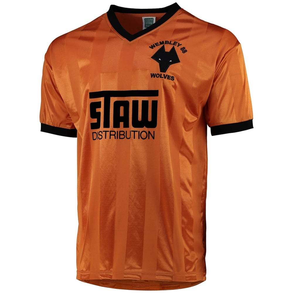 Men's Wolverhampton Wanderers 1988 Sherpa Van Trophy Retro Shirt
