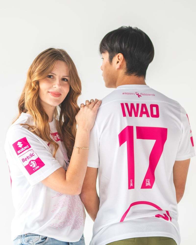Kid's Puszcza Niepołomice 2025/26 Third Pink October Shirt