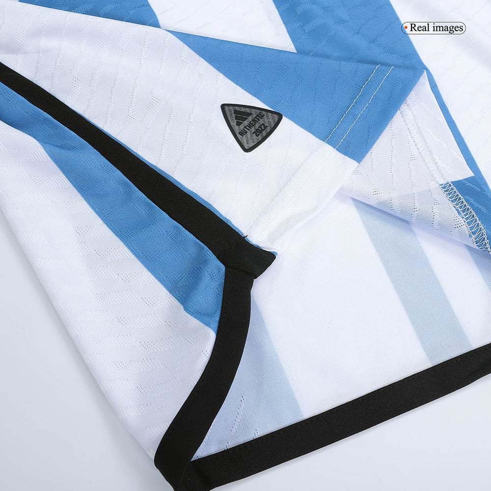 Argentina Champions Player Version Home Jersey World Cup 2022 - 3 Stars