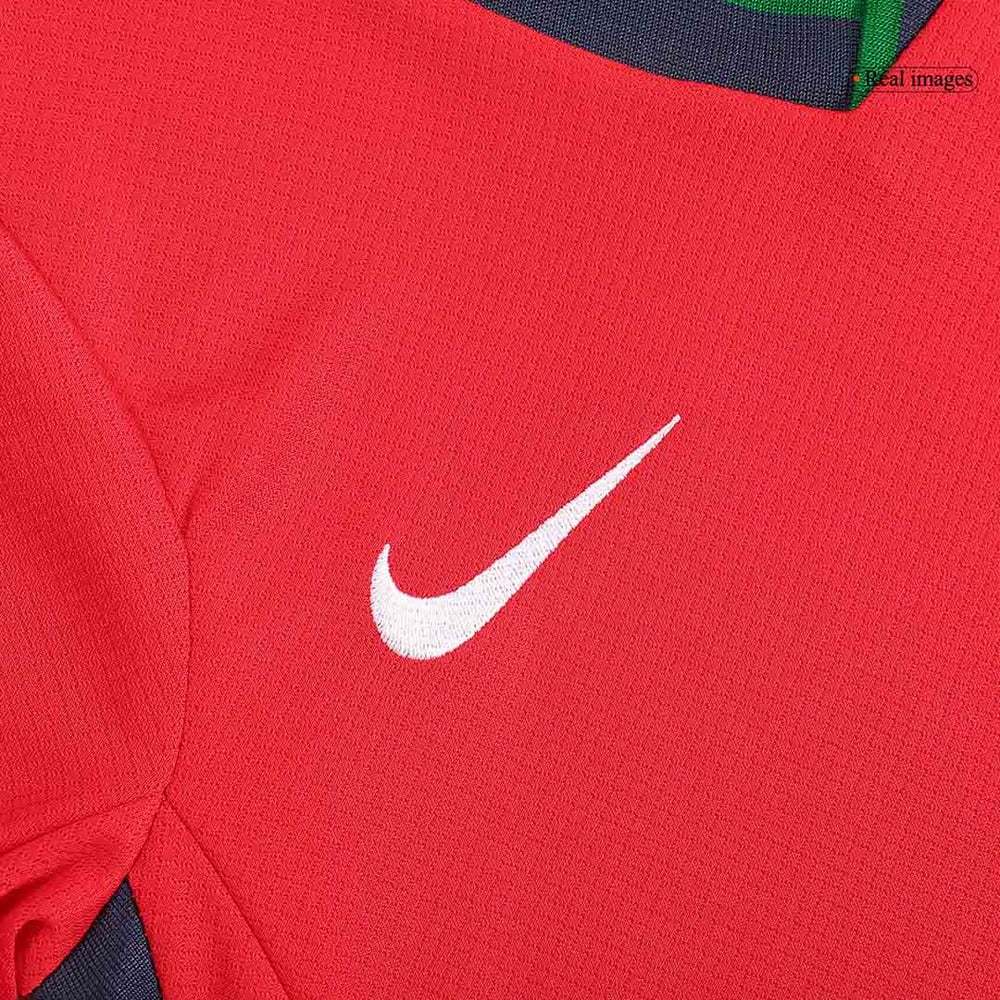 Kid's Portugal Home Jersey+Shorts EURO 2024