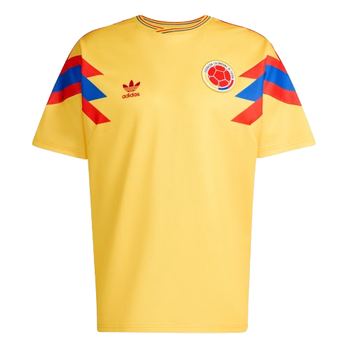 Kid's Colombia 1990 Away Retro Shirt #10