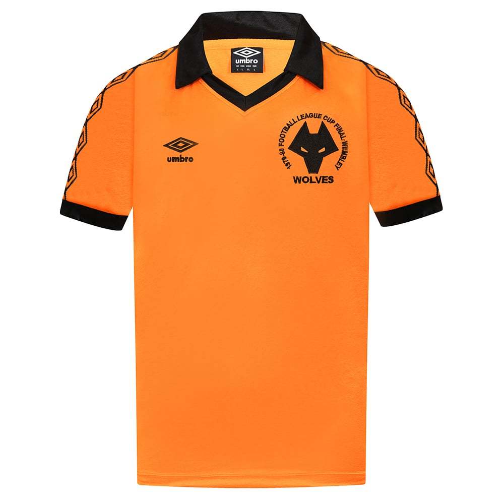 Women's Wolverhampton Wanderers 1980 Retro League Cup Final Shirt