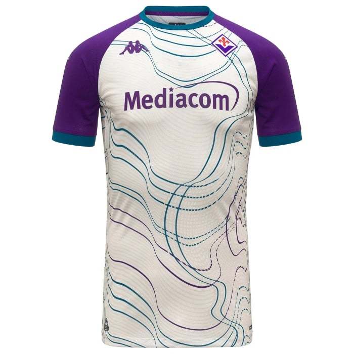 Men's Fiorentina 2025/26 Third Prematch Shirt - White