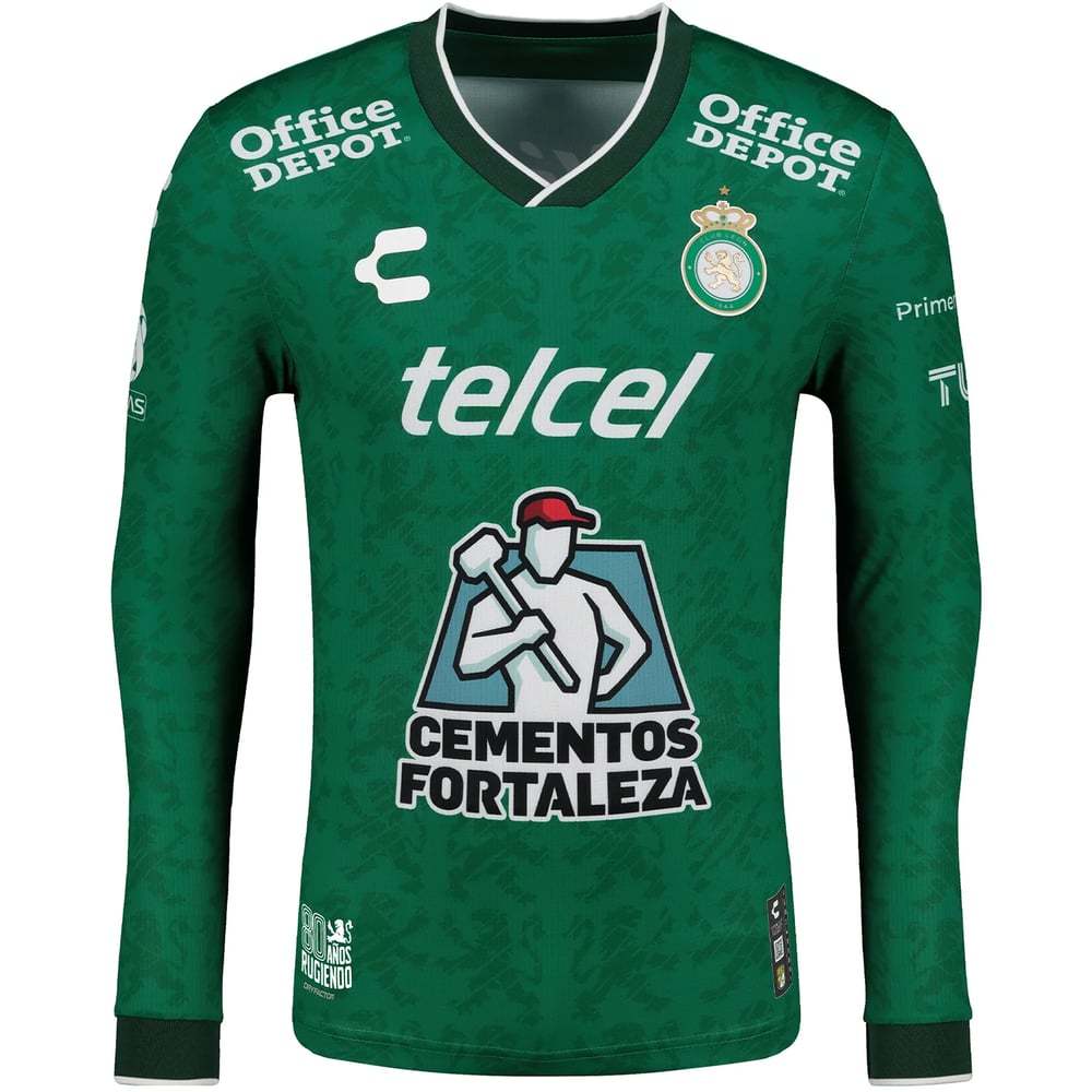 Kid's Club León 2024/25 Home Sleeve Shirt