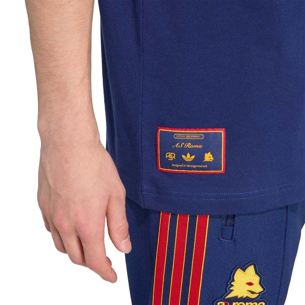 Men's Roma 2025/26 Third Terrace Icons Shirt - Blue