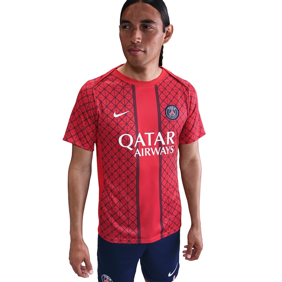 Kid's PSG 2025/26 Third Prematch Shirt - Red