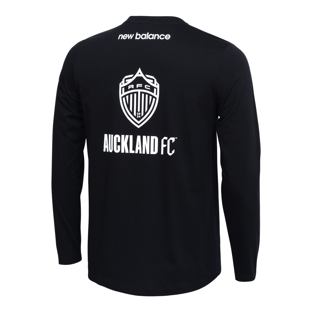 Men's Auckland FC 2024/25 Third Casual Long Sleeve Shirt - Black