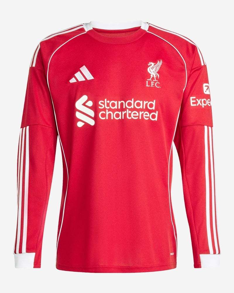 Women's Liverpool 2025/26 Home Long Sleeve Shirt