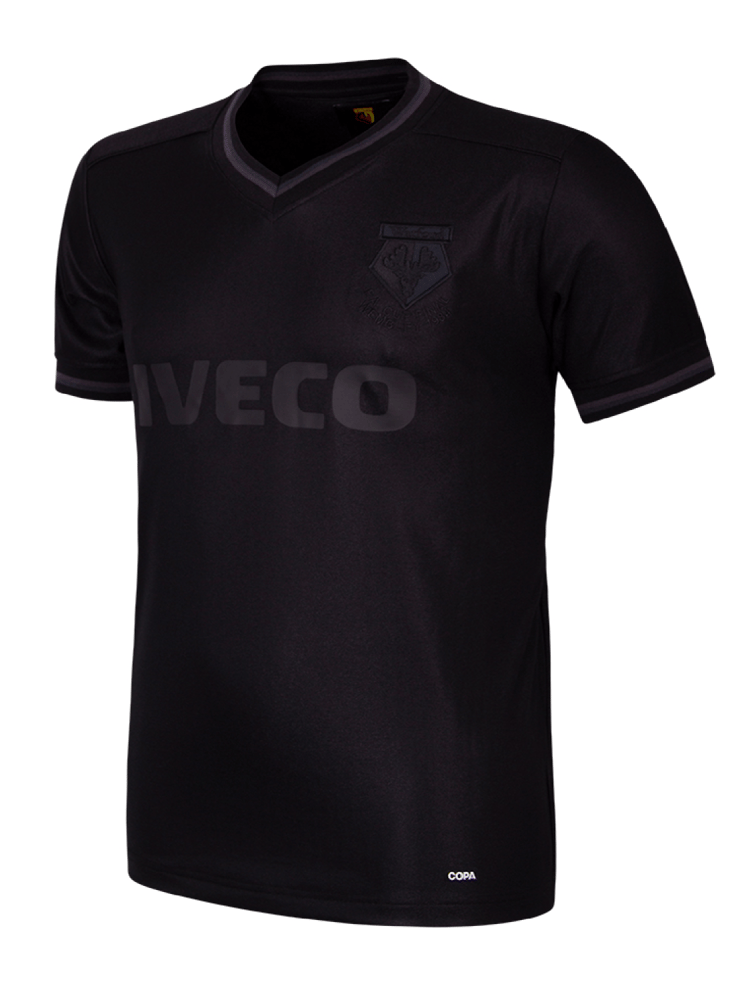 Men's Watford 1983/85 Retro Blackout Shirt