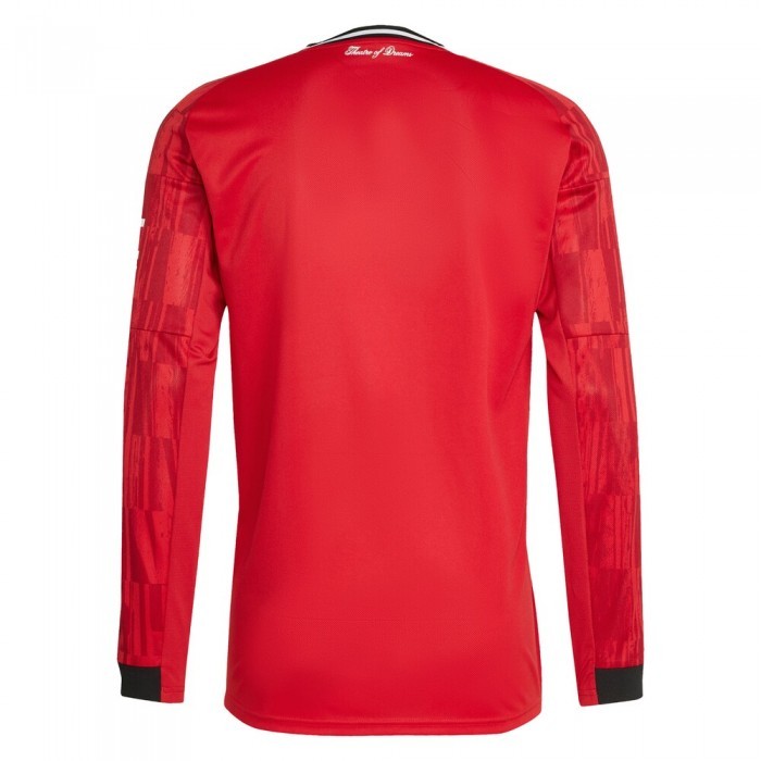 Men's Manchester United 2025/26 Home Long Sleeve Shirt