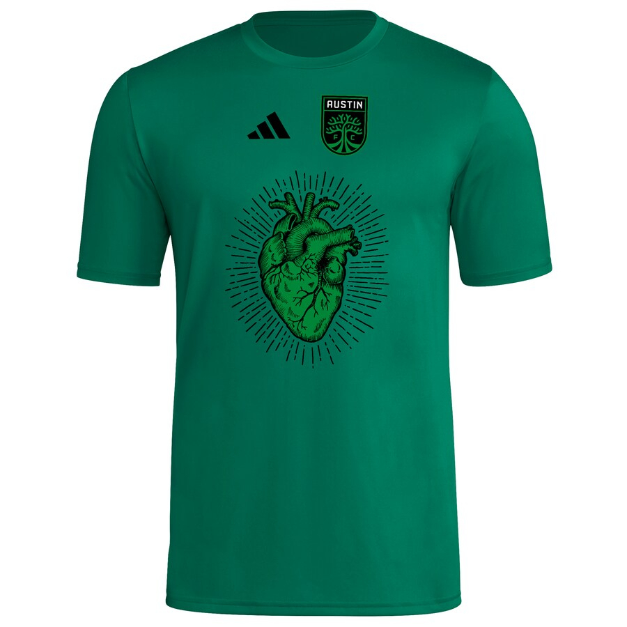 Kid's Austin FC 2025 Third Hook AEROREADY Shirt - Black