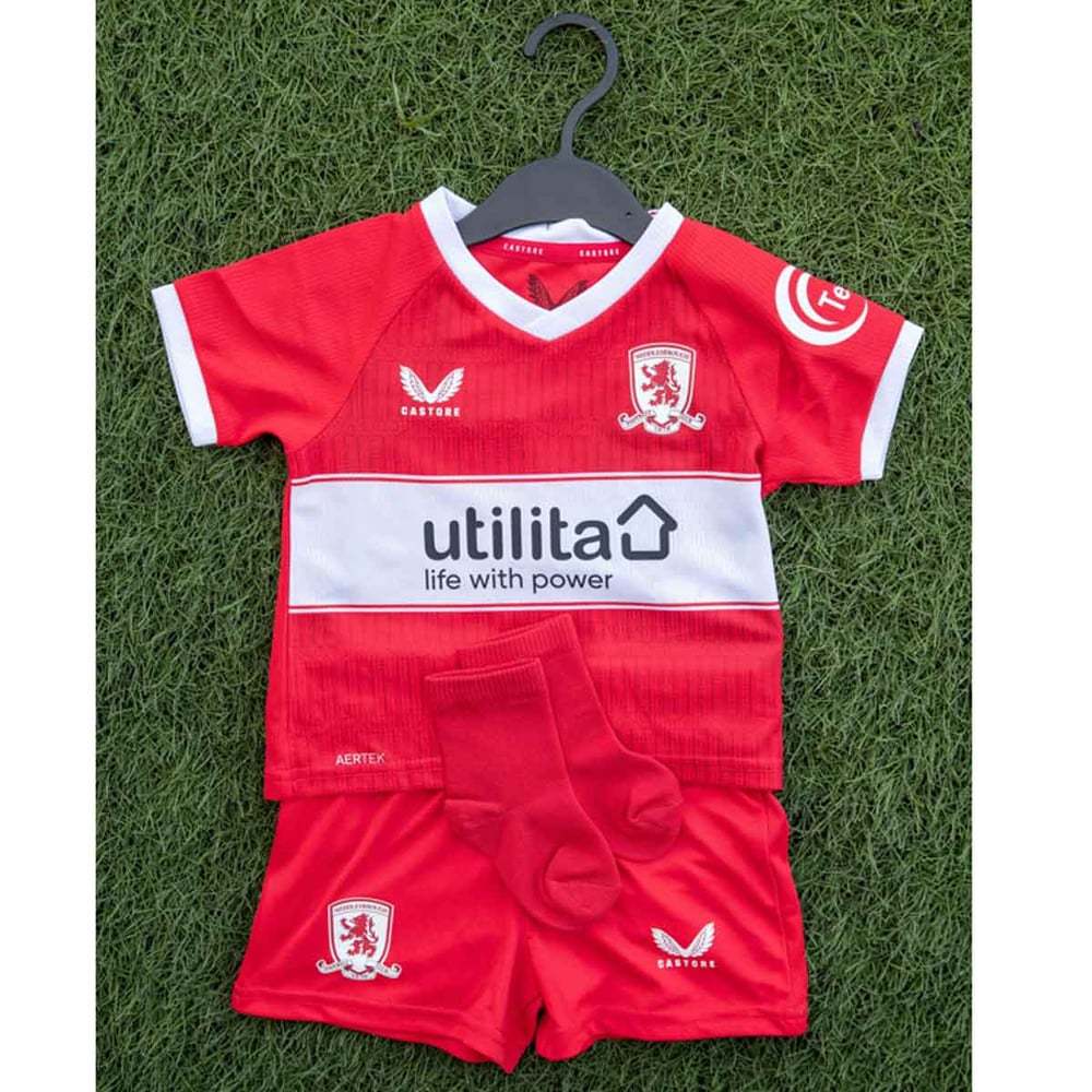 Kid's Middlesbrough 2025/26 Home Kit