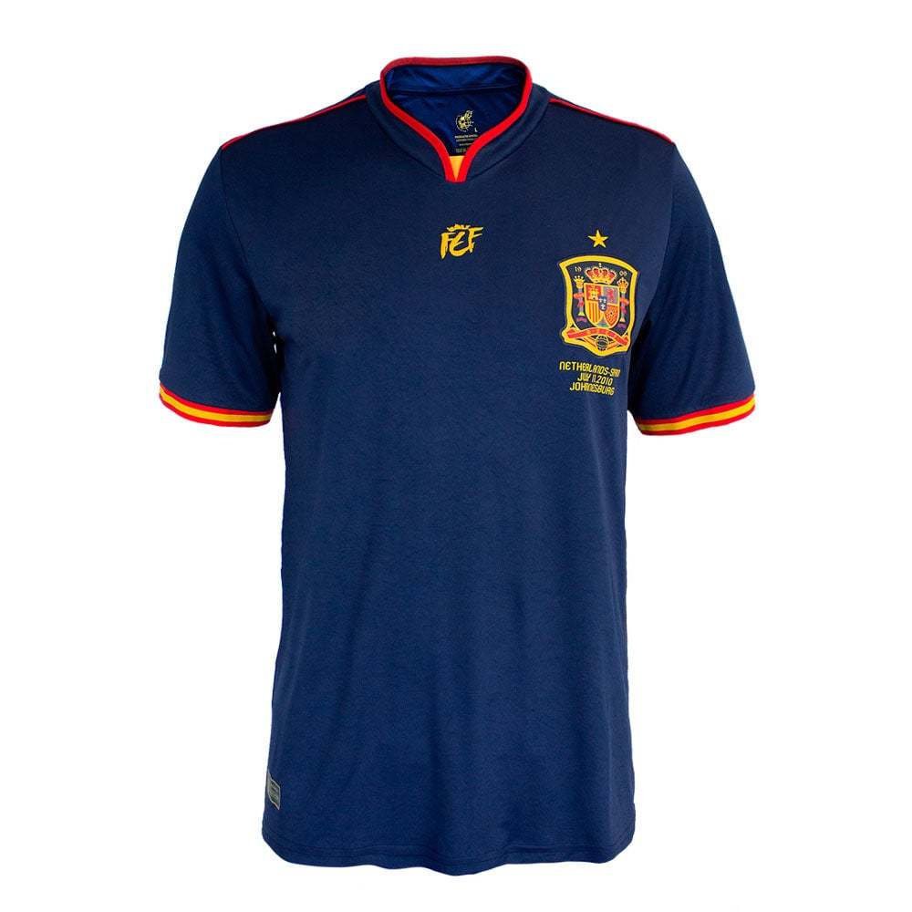 Women's Spain 2010 Retro World Cup Commemorative Shirt