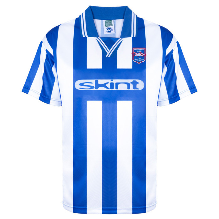 Kid's Brighton & Hove Albion 1999 Home Retro Shirt