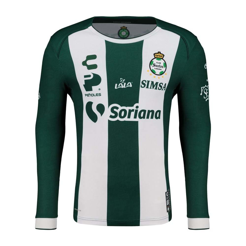 Kid's Santos Laguna 2024/25 Home Long Sleeve Shirt