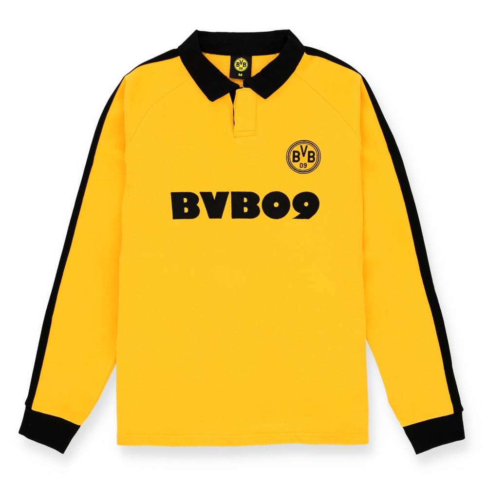 Kid's BVB Borussia Dortmund 70s Retro Long Sleeve Shirt