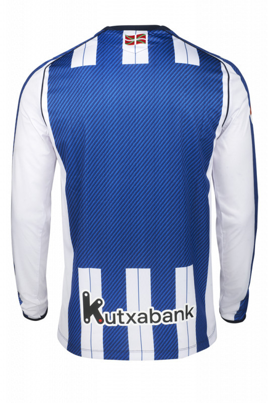 Kid's Real Sociedad 2025/26 Home Long Sleeve Shirt