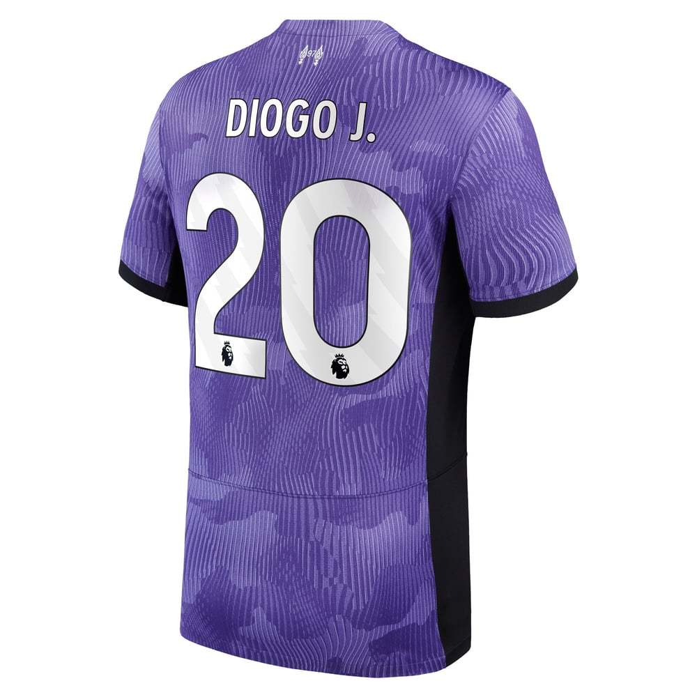 Kid's Diogo Jota #20 Liverpool 2023/24 Third Shirt