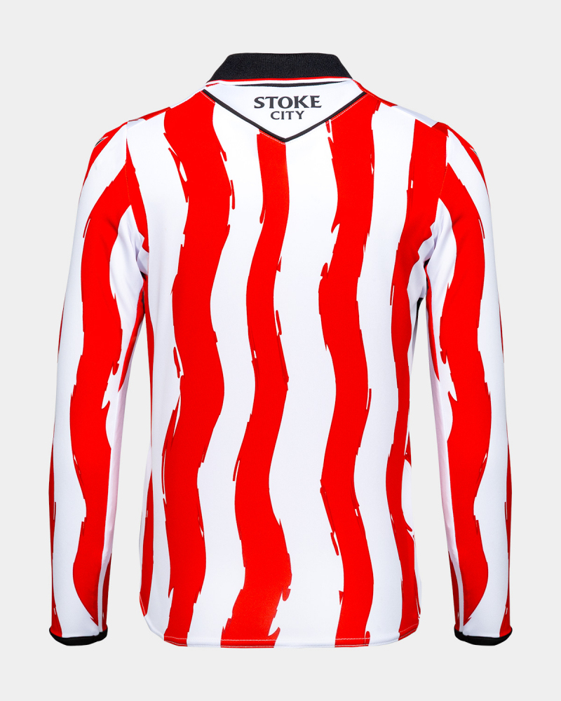 Kid's Stoke City 2025/26 Home Long Sleeve Shirt