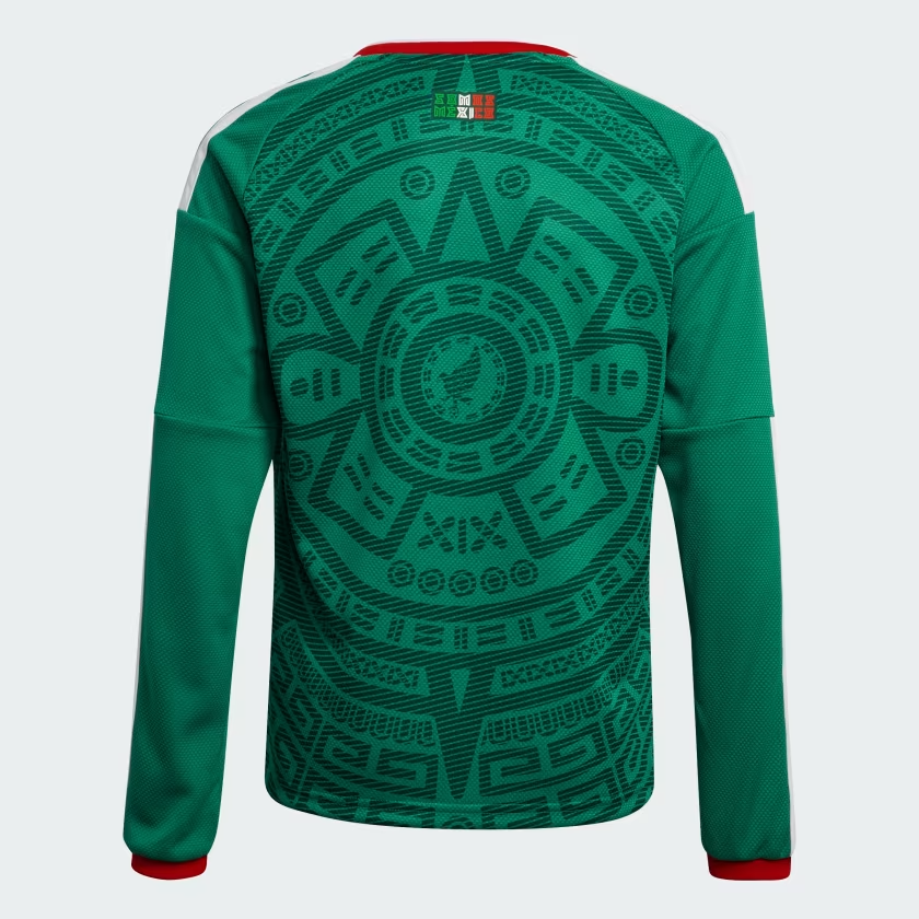 Women's Mexico 2026 Home Authentic World Cup Long Sleeve Shirt