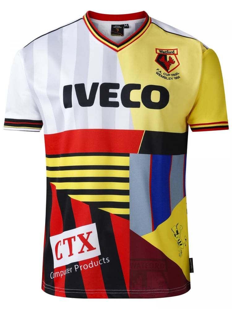 Women's Watford 1973/74 Retro Mash Up Shirt