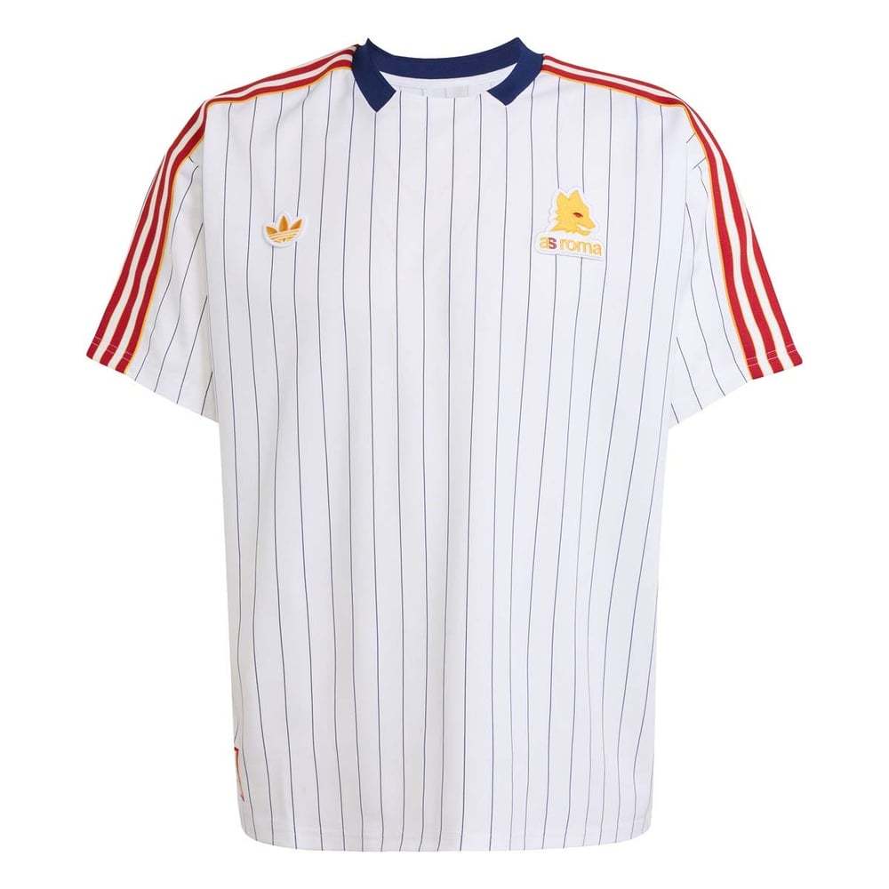 Men's Roma 2025/26 Third Terrace Icons Shirt - White