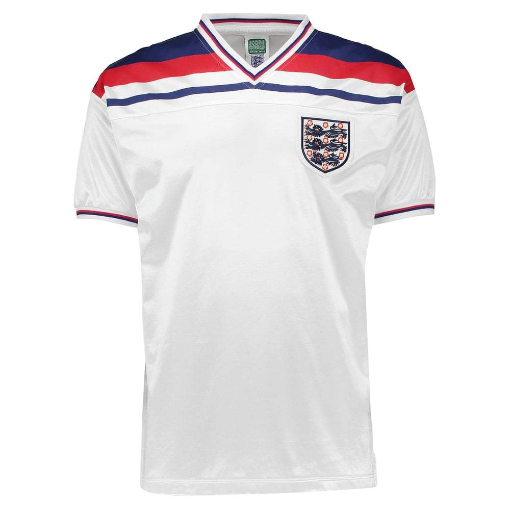 Men's England 1982 World Cup Finals Retro Shirt