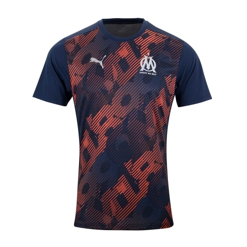 Men's OM 2024/25 Third Pre Match Shirt - Blue/Orange