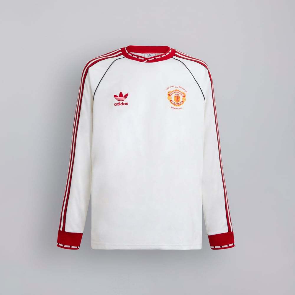Kid's Manchester United 1991 Away Bring Back Long Sleeve Shirt