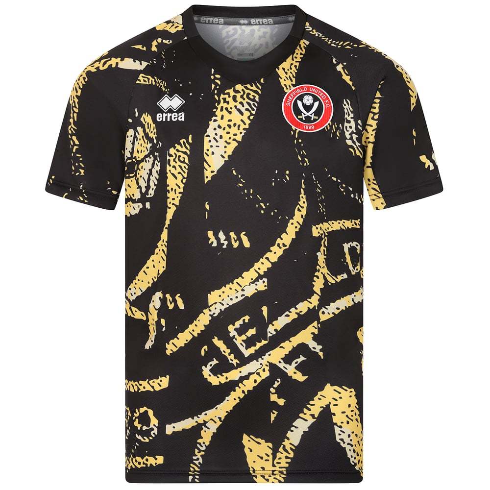 Kid's Sheffield United 2025/26 Third Warm Up Shirt - Black