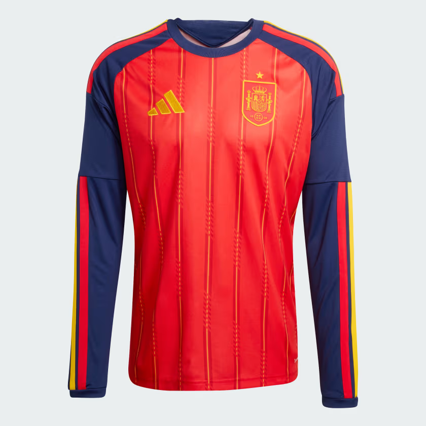 Kid's Spain 2026 Home World Cup Long Sleeve Shirt