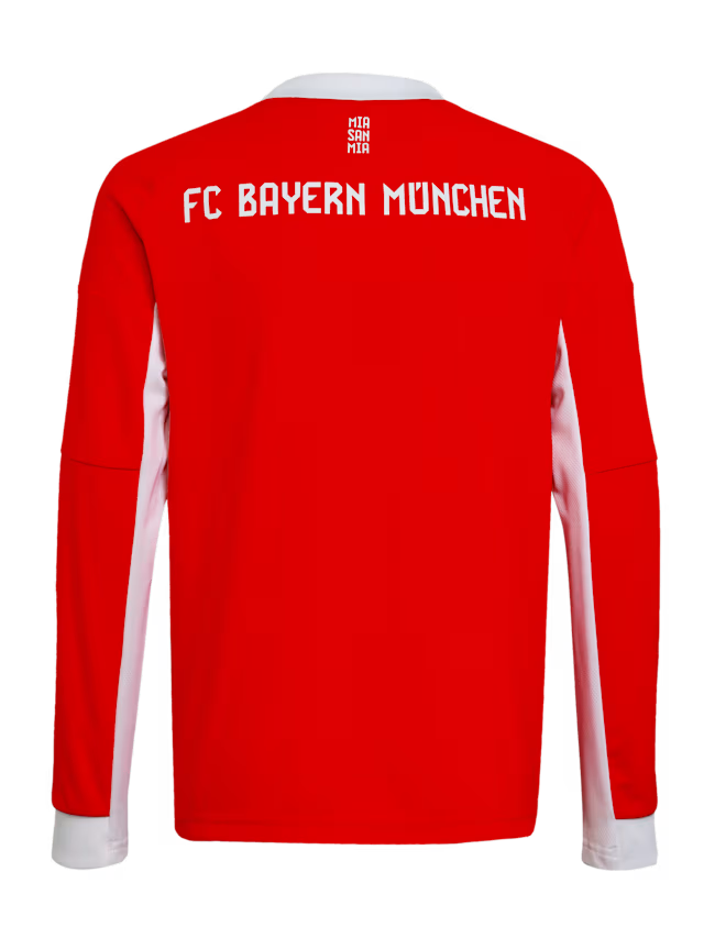Men's Bayern Munich 2025/26 Home Long Sleeve Shirt
