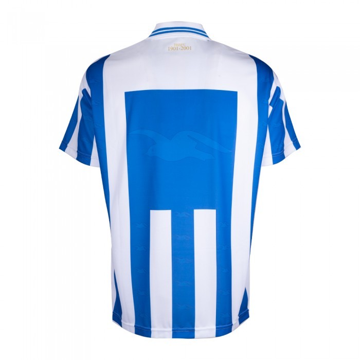 Men's Brighton & Hove Albion 2001 Home Retro Centenary Shirt