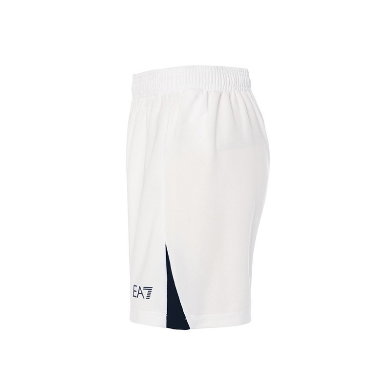 Women's Napoli 2024/25 Home Shorts - White/Navy Blue