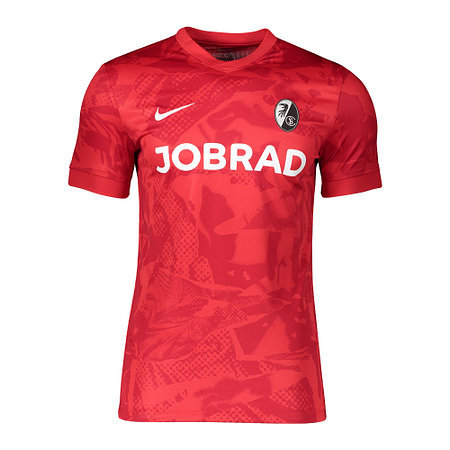 Women's SC Freiburg 2025/26 Third Warm Up Shirt - Red
