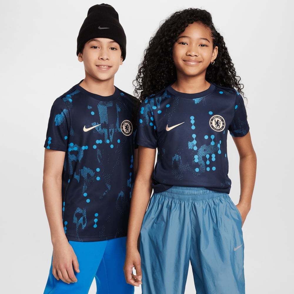 Kid's Chelsea 2024/25 Third Pre Match Shirt - Navy