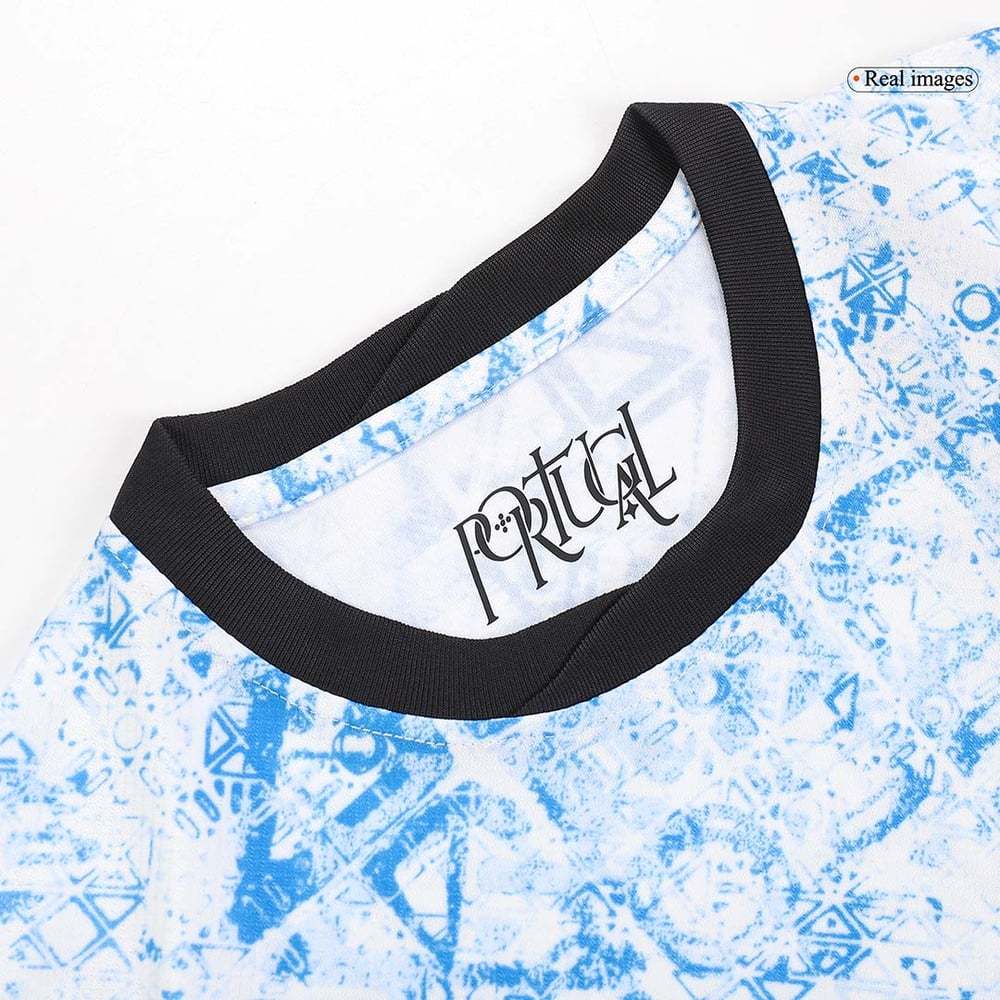 Kid's Portugal Away Jersey+Shorts EURO 2024