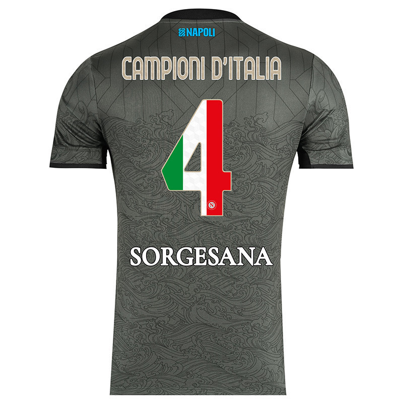 Women's Napoli 2024/25 Third Champions Of Italy Shirt
