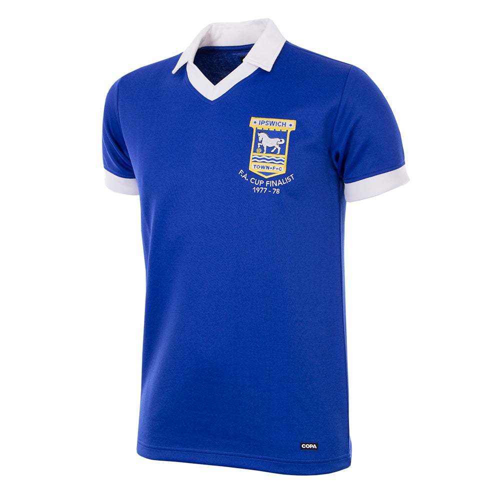 Kid's Ipswich Town 1977/78 Retro FA Cup Final Shirt