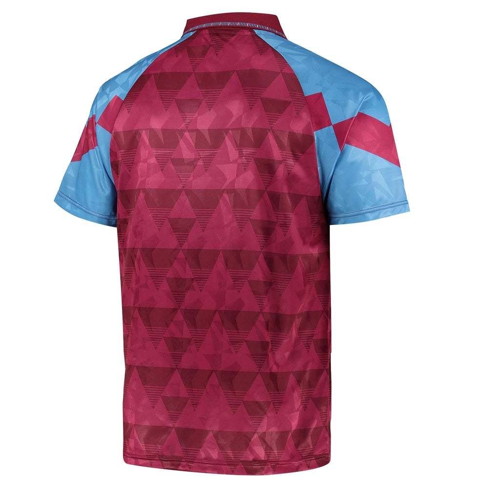 Kid's Aston Villa 1990 Retro Shirt - Red